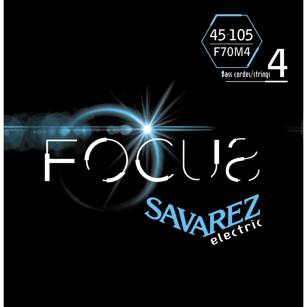 Juego de bajo 4 C Savarez Focus 45-105