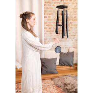 Chimes Sonic Energy Flower Of Life 36"