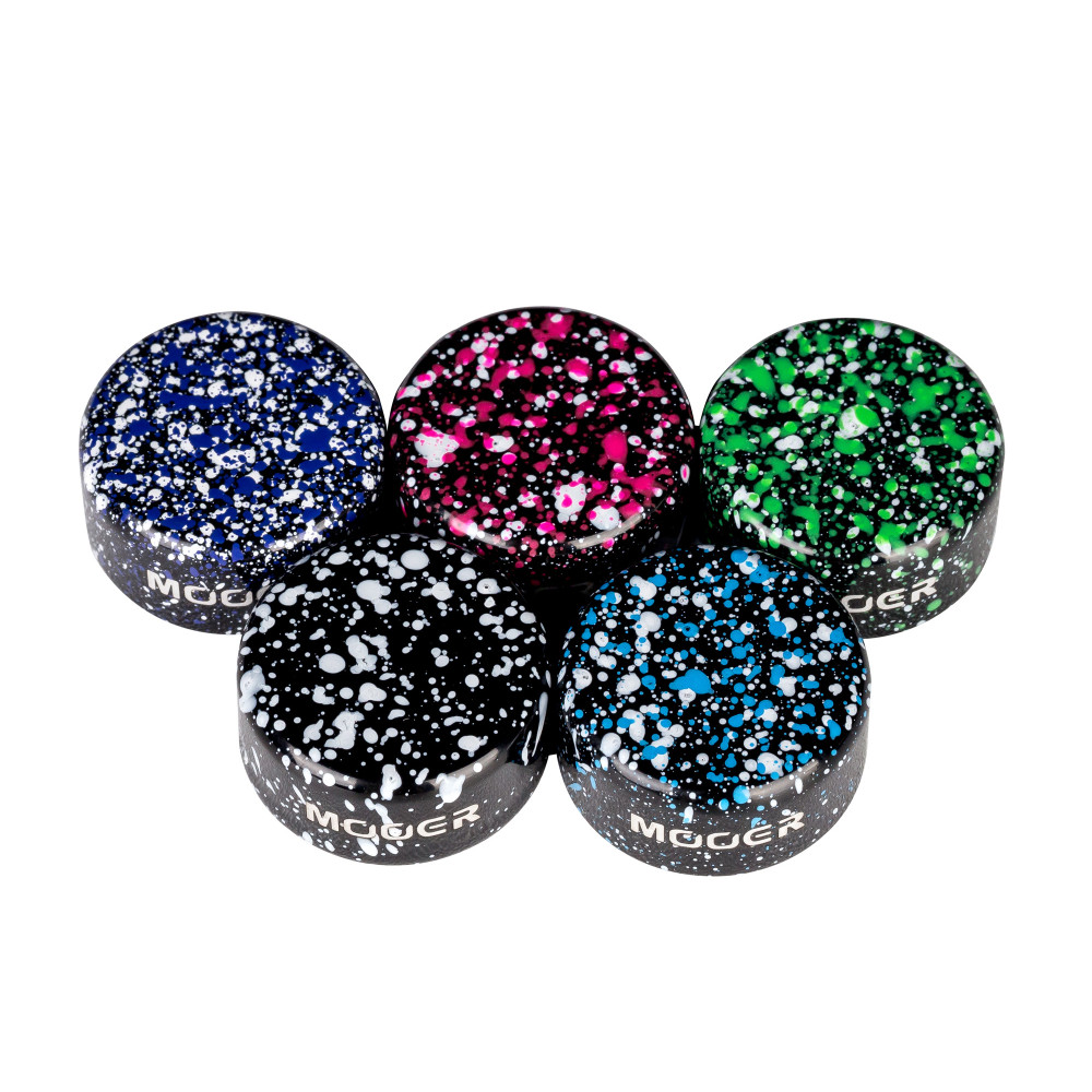 Set of 5 Mooer Aluminum Footswitch Caps