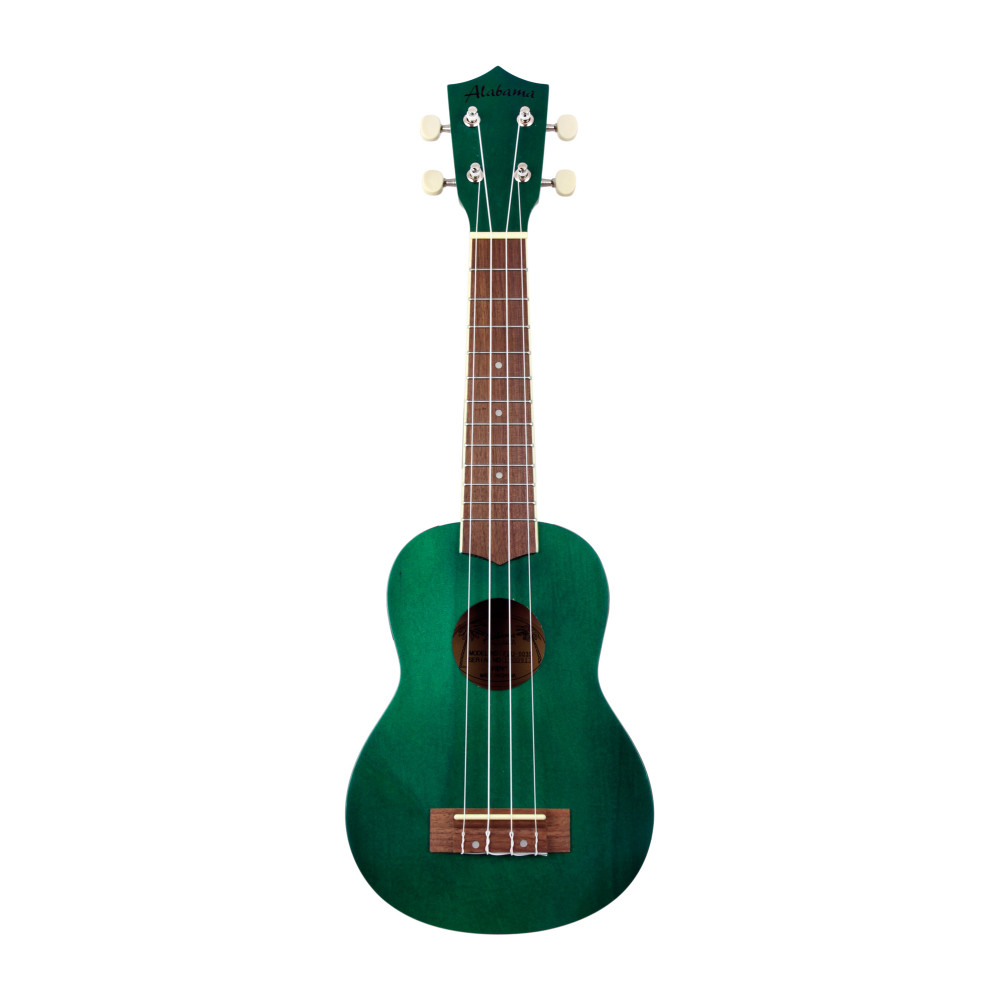 Ukelele soprano Alabama verde