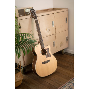 Guitarra Cort GA1E Natural poros abiertos