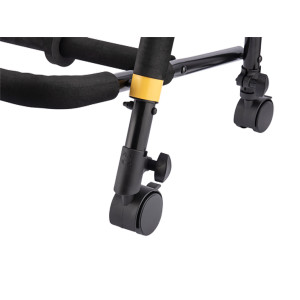 Hercules 3-Guitar Stand with Wheels