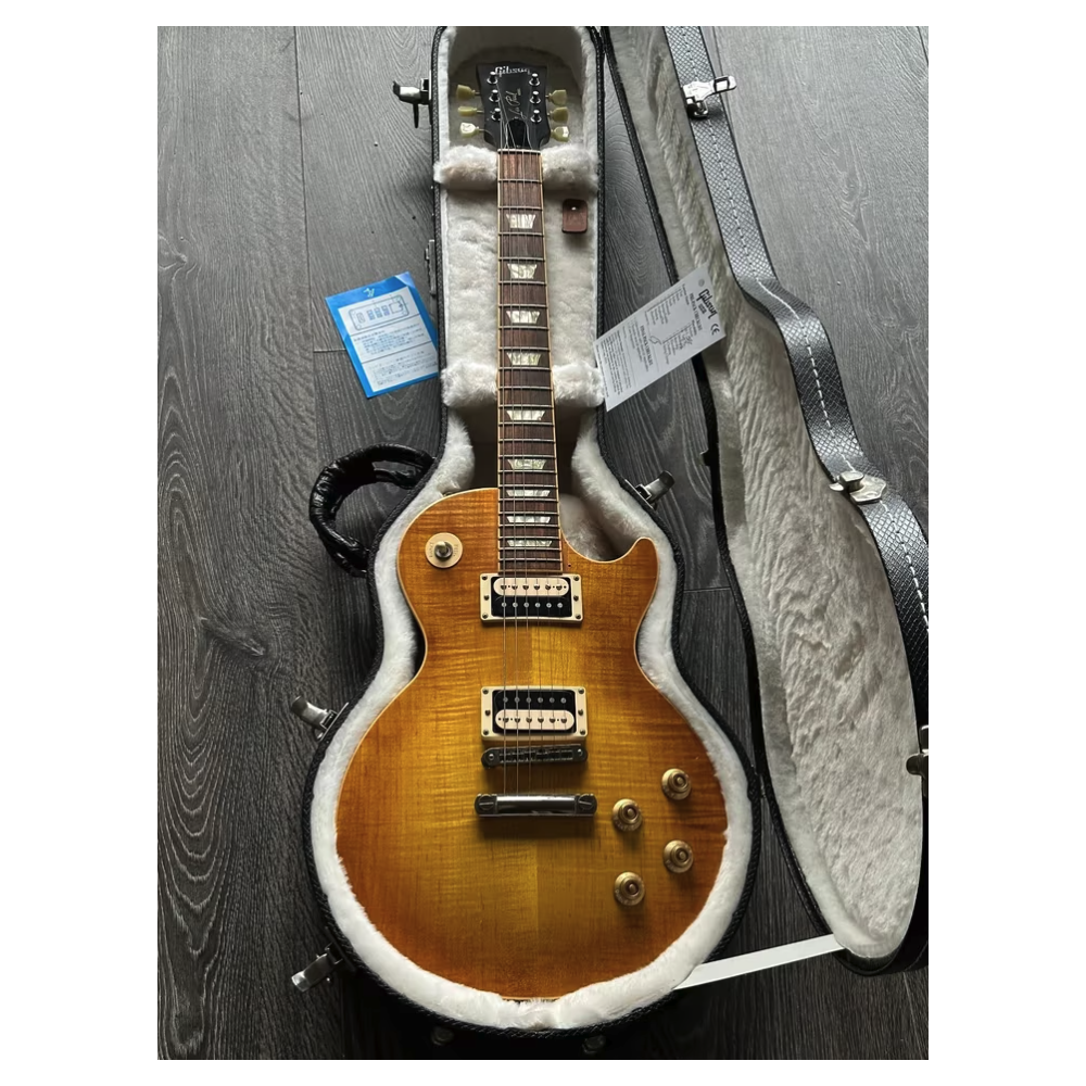 Gibson Les Paul Standard Faded Honeyburst 50's Manche Complet