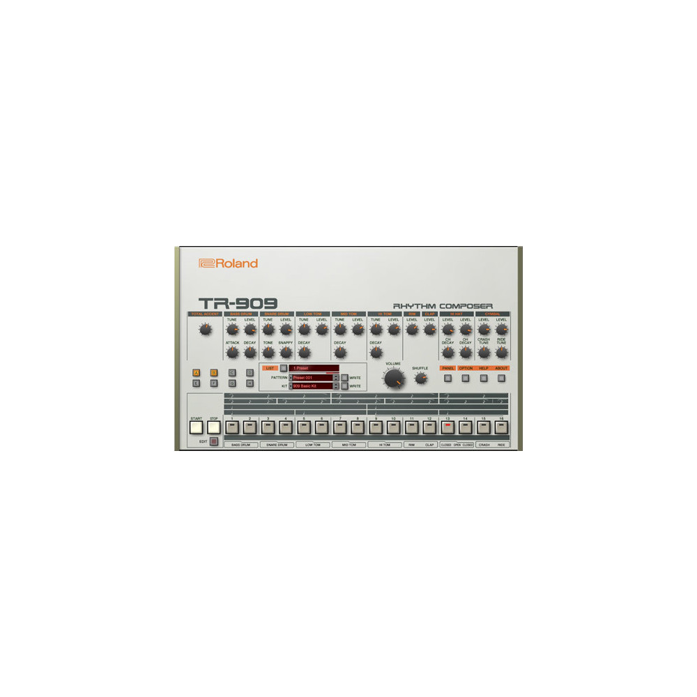 Roland Cloud TR-909 (exclusivo para Unión Europea)