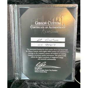 Gibson Les Paul Custom 2009 Custom Shop Black Beauty
