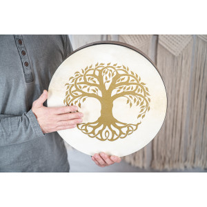 Hand Drum Sonic Energy 16" Tree Of Life