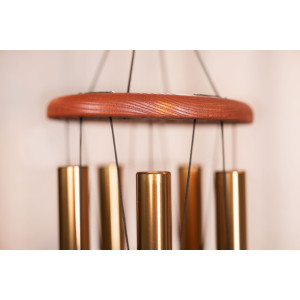 Chimes Sonic Energy Hamsa 36", Negro