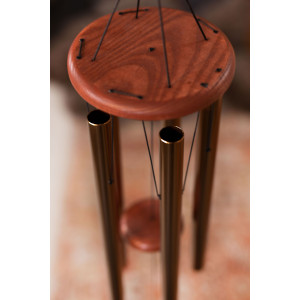 Chimes Sonic Energy Hamsa 36", Black