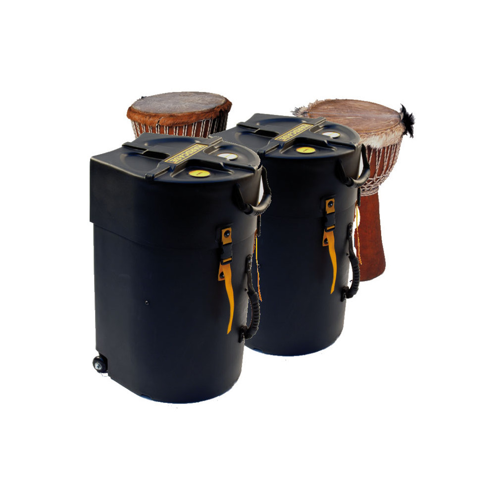 Funda rígida para djembe de 14" negra