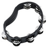 Meinl Medium Half-moon Tambourine Black