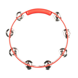 Meinl ABS Red Tambourine 25 cm 1 row cymbals