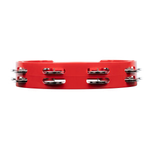 Pandereta Meinl ABS roja 25 cm 1 fila de platillos