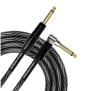 Kirlin Guitar Cable 6m Right-Angle Jack to Jack