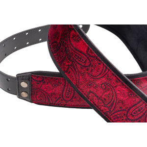 Righton J-Paisley Red Velvet Strap