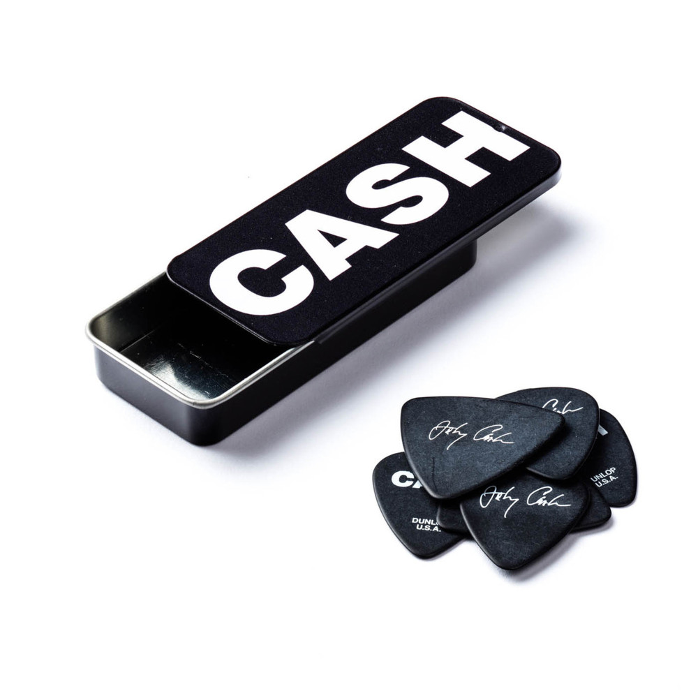 Caja de 6 púas Dunlop Cash Bold