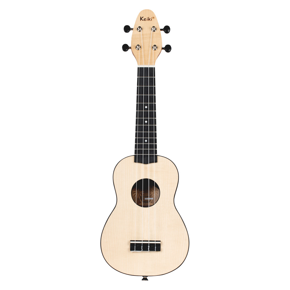 Pack Ukulele Soprano Keiki Erable Lh