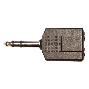 Kirlin Ficha TRS macho de 1/4" 2x TRS 1/4" F