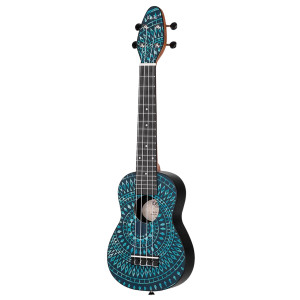 Pack Ukulele Soprano Keiki Bleu
