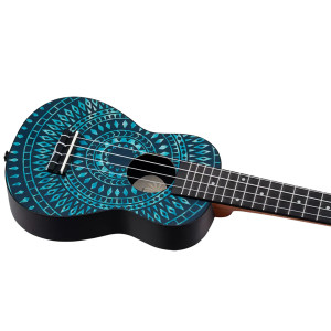 Pack Ukulele Soprano Keiki Bleu