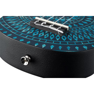 Pack de ukelele soprano Keiki azul