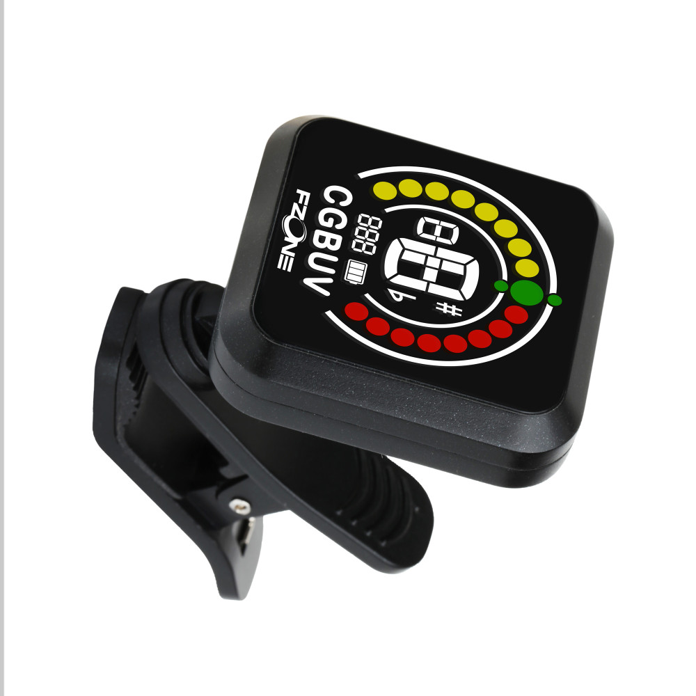 Mini Clip-On Tuner Fzone K9 Black