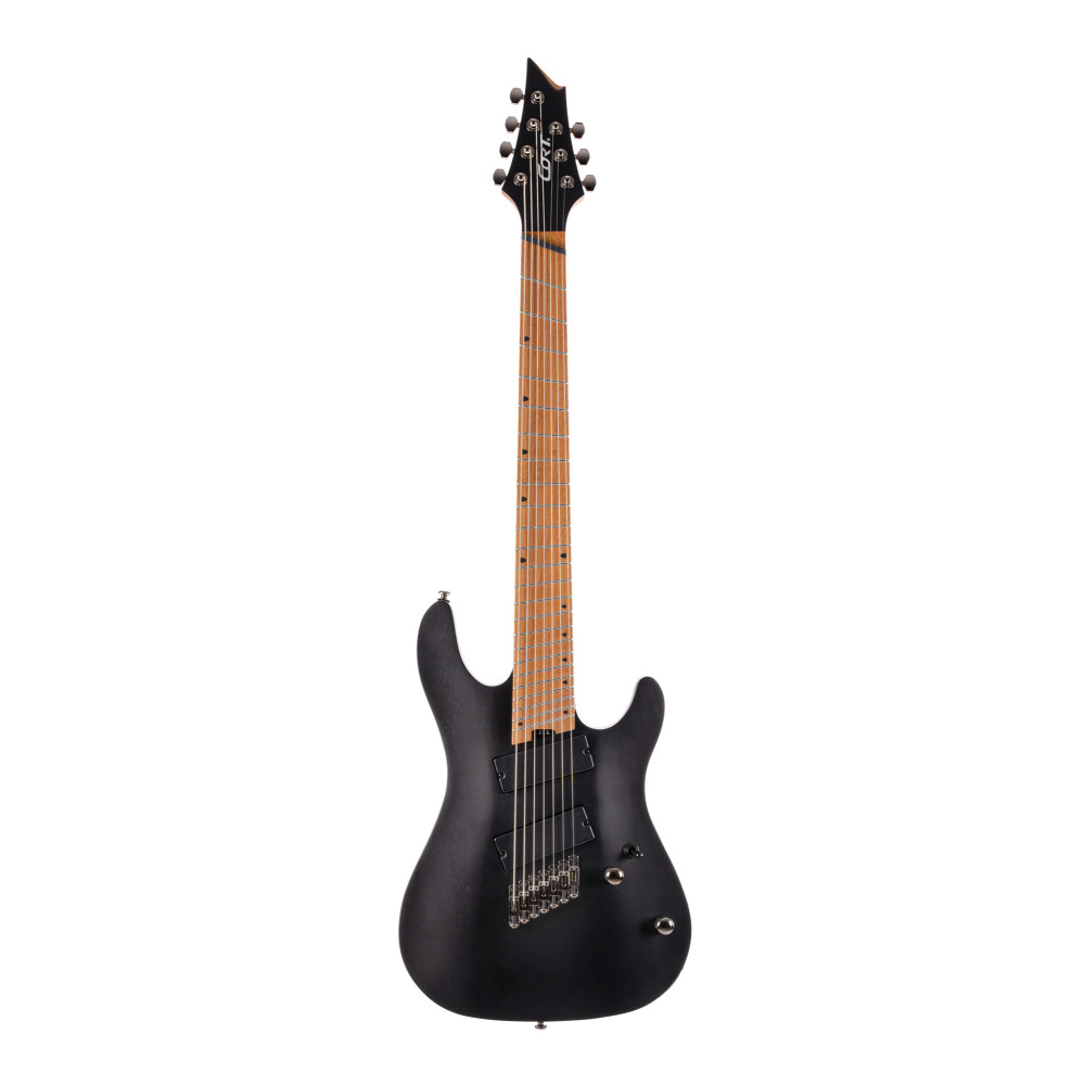 Guitarra Cort Kx307 Ms de 7 cuerdas negra