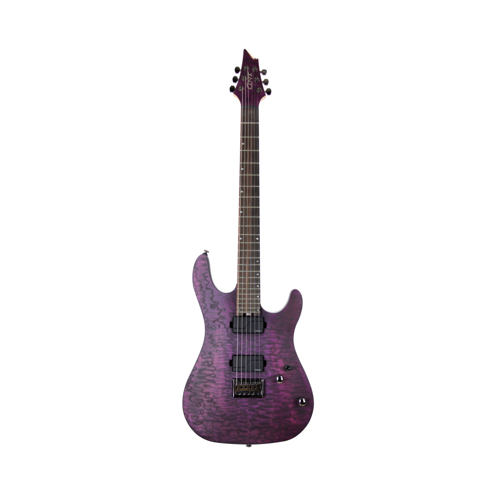 Guitarra Cort Kx500 Etched Violet Fonce