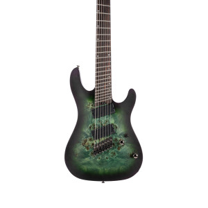Guitarra Cort Kx507 Ms de 7 cuerdas verde