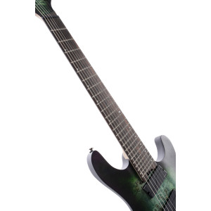 Guitarra Cort Kx507 Ms de 7 cuerdas verde
