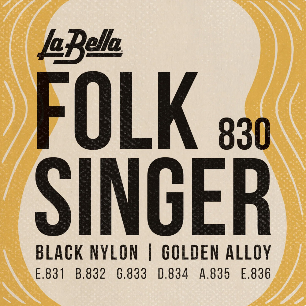 La Bella Folksinger Classical Guitar Nylon Strings