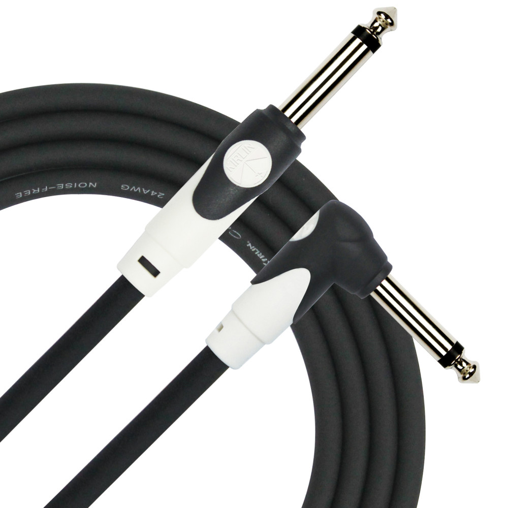 Kirlin 3m Guitar Cable Right-Angle Jack to Jack