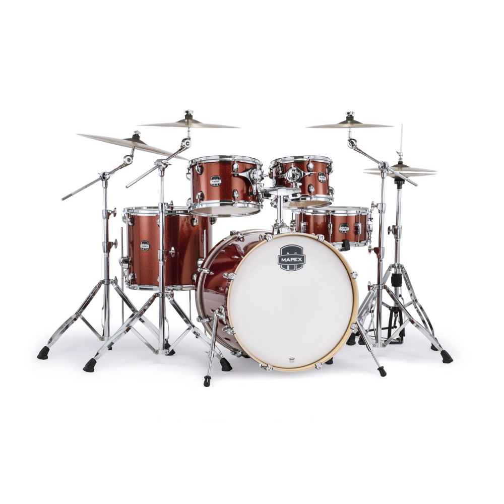 Mapex Mars Birch 5 Futs Orange Sparkle
