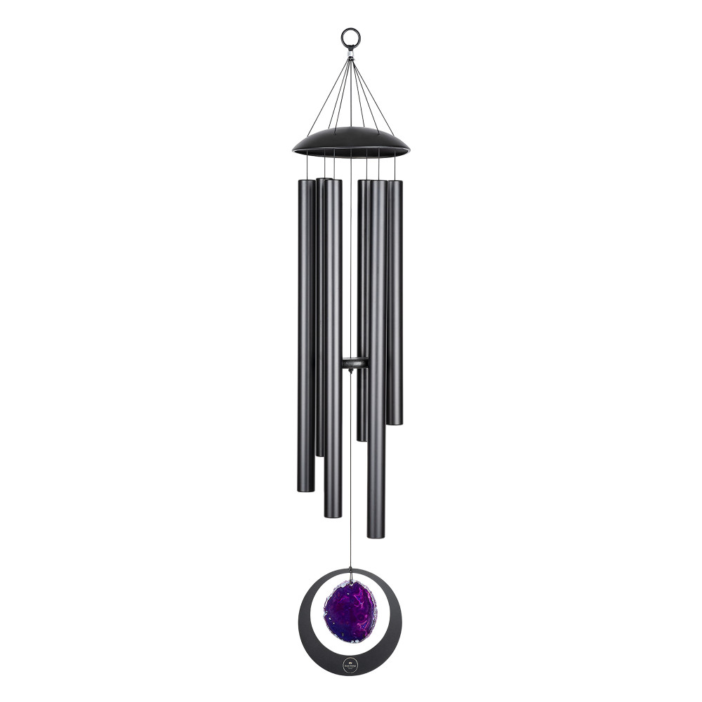 Chimes Sonic Energy Agate 50", Noir