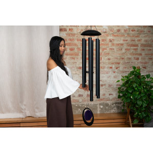 Chimes Sonic Energy Agate 50", Noir