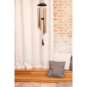 Chimes Sonic Energy Moon 32", Bronze