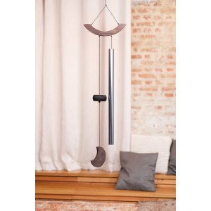 Chimes Sonic Energy Moon 49", Plateado