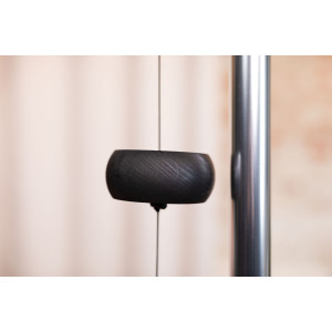 Chimes Sonic Energy Moon 49", Argent