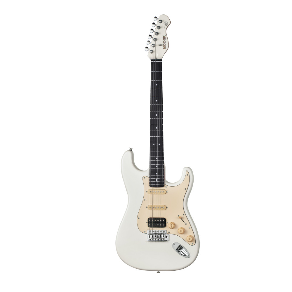 Guitare Mooer Msc10 Pro Blanc Vintage