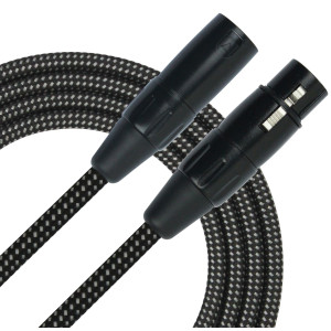 Kirlin 6m Microphone Cable XLR M - XLR F Black