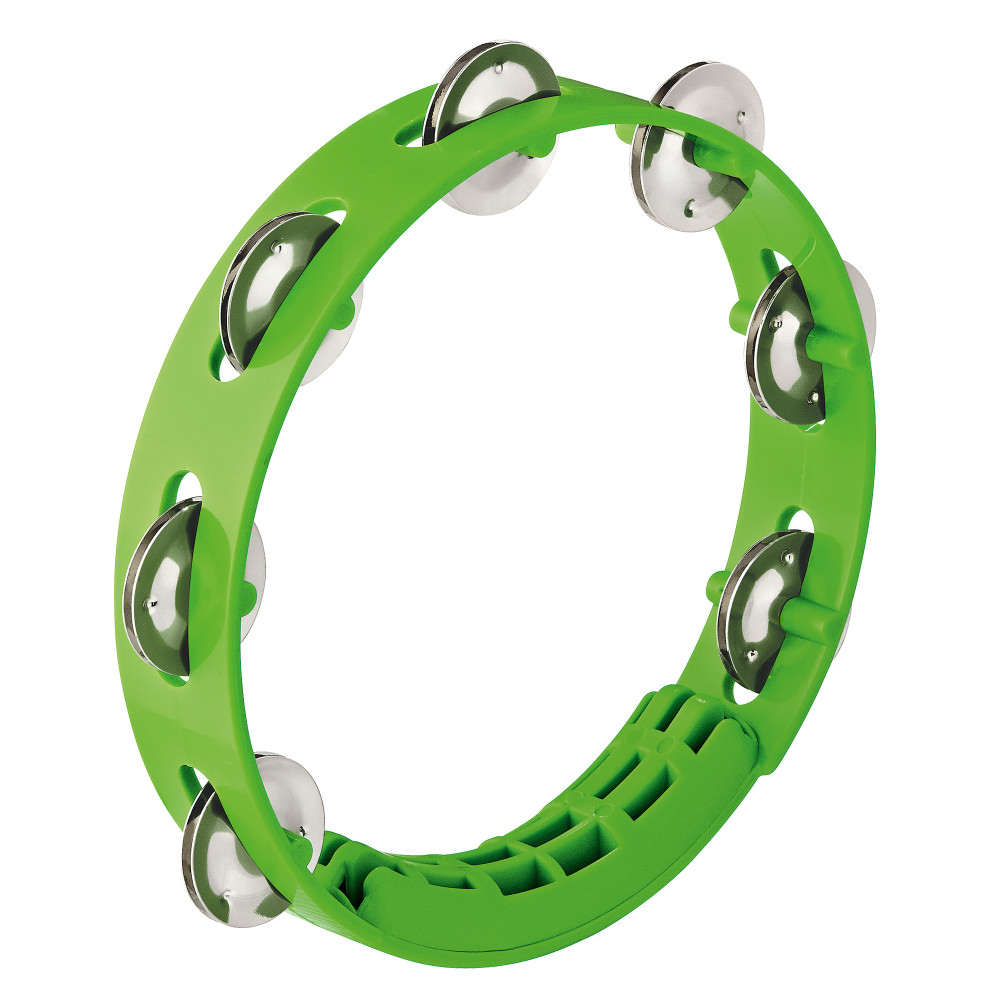 Nino ABS Tambourine 8"/1 Row Green