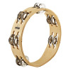 Nino Wooden Tambourine 8"/2 Rows