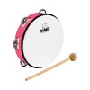 Nino Abs 10" Tambourine + cymbals, Pink