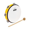 Nino ABS 10" Tambourine + cymbals, Yellow