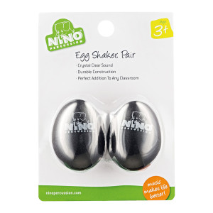 Pair of Nino Black Egg Shakers