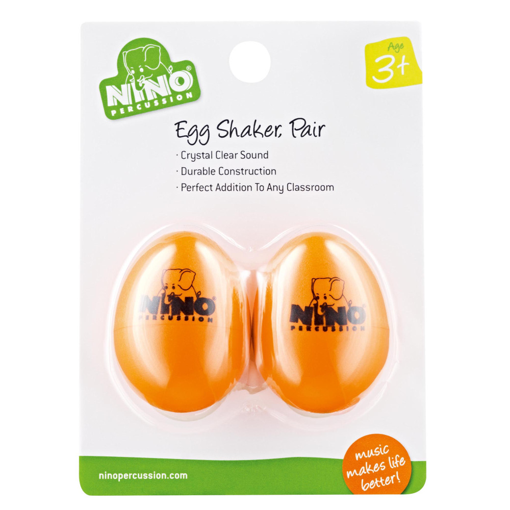 Pair of Nino Orange Egg Shakers