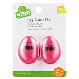Pair Egg Shaker Nino Pink