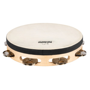 Nino Wood Tambourine 8"/1 Row