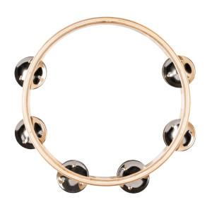 Pandereta Nino de madera 8"/2 hileras