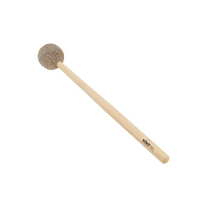 Mailloche Nino de madera 25 cm, cabeza de fieltro