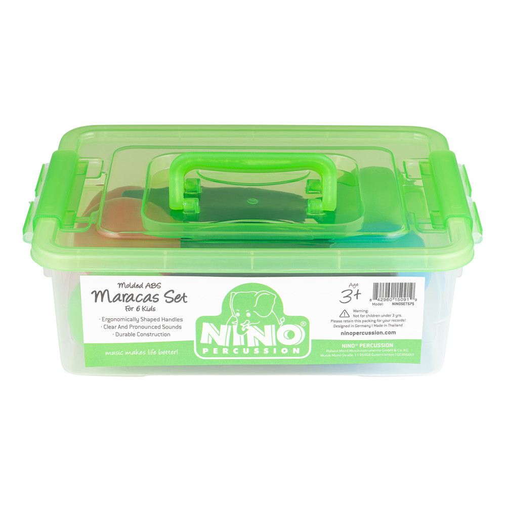 Nino 6 Maracas Shaker Set with Box